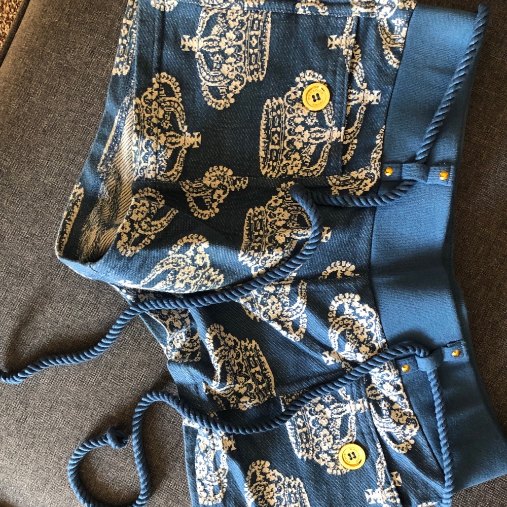 Juicy Couture Crown Shorts with Rope Detail